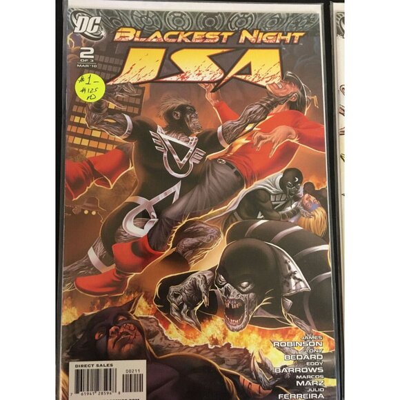 DC Comics Mixed Lot of 8 Adventure Comics & Blackest Night Circa 2008-2010 - Picture 9 of 10